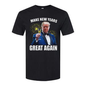 Trump Make New Year Great Again Happy New Years Eve Day 2025 Softstyle CVC T-Shirt