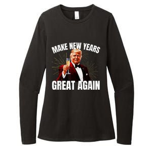 Trump Make New Year Great Again Happy New Years Eve Day 2025 Womens CVC Long Sleeve Shirt