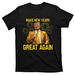 Trump Make New Year Great Again Happy New Years Eve Day 2025 T-Shirt