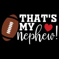 Thats My Nephew Aunt Biggest Fan Football Game Day Cool Gift Cooling Performance Crew T-Shirt