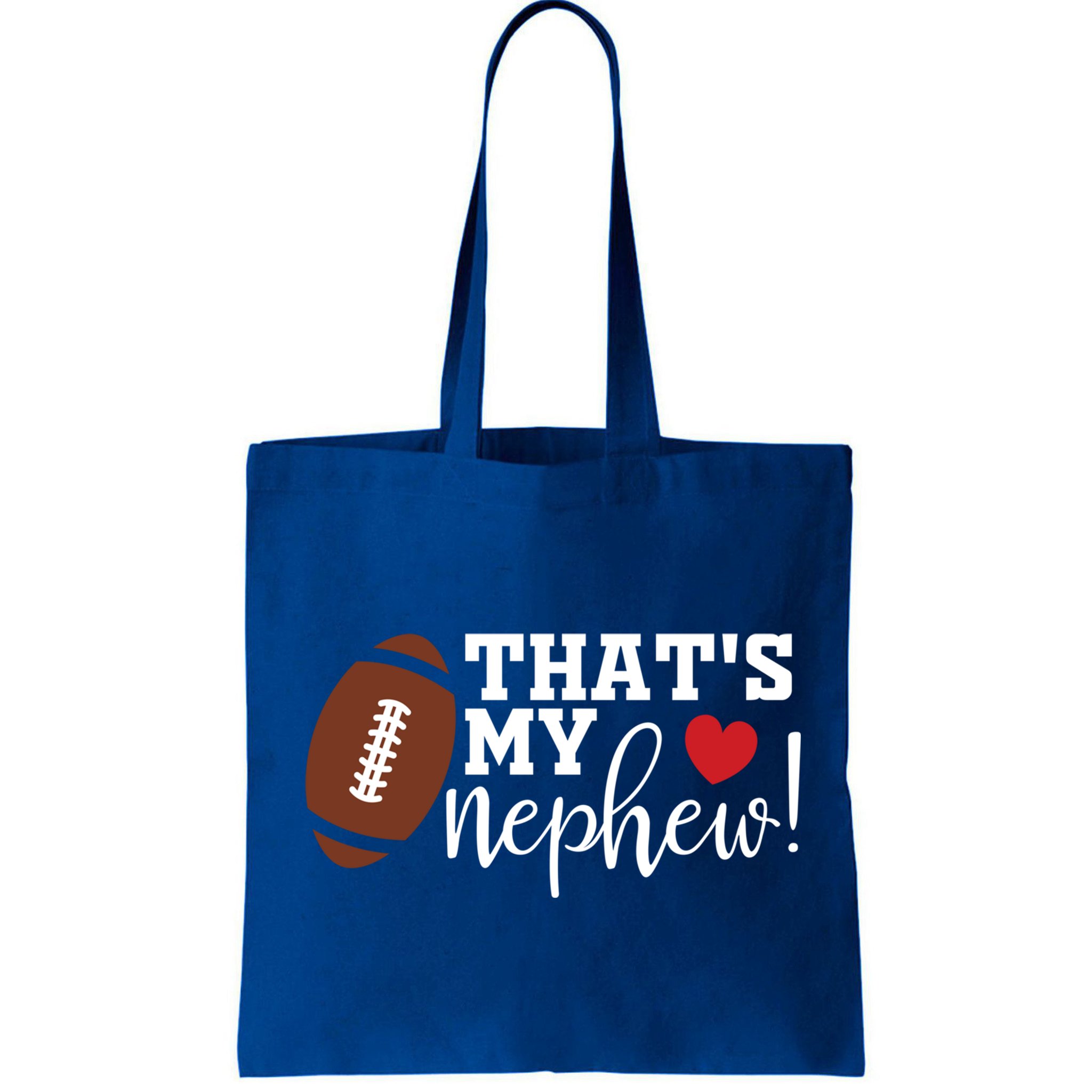 Thats My Nephew Aunt Biggest Fan Football Game Day Cool Gift Bag