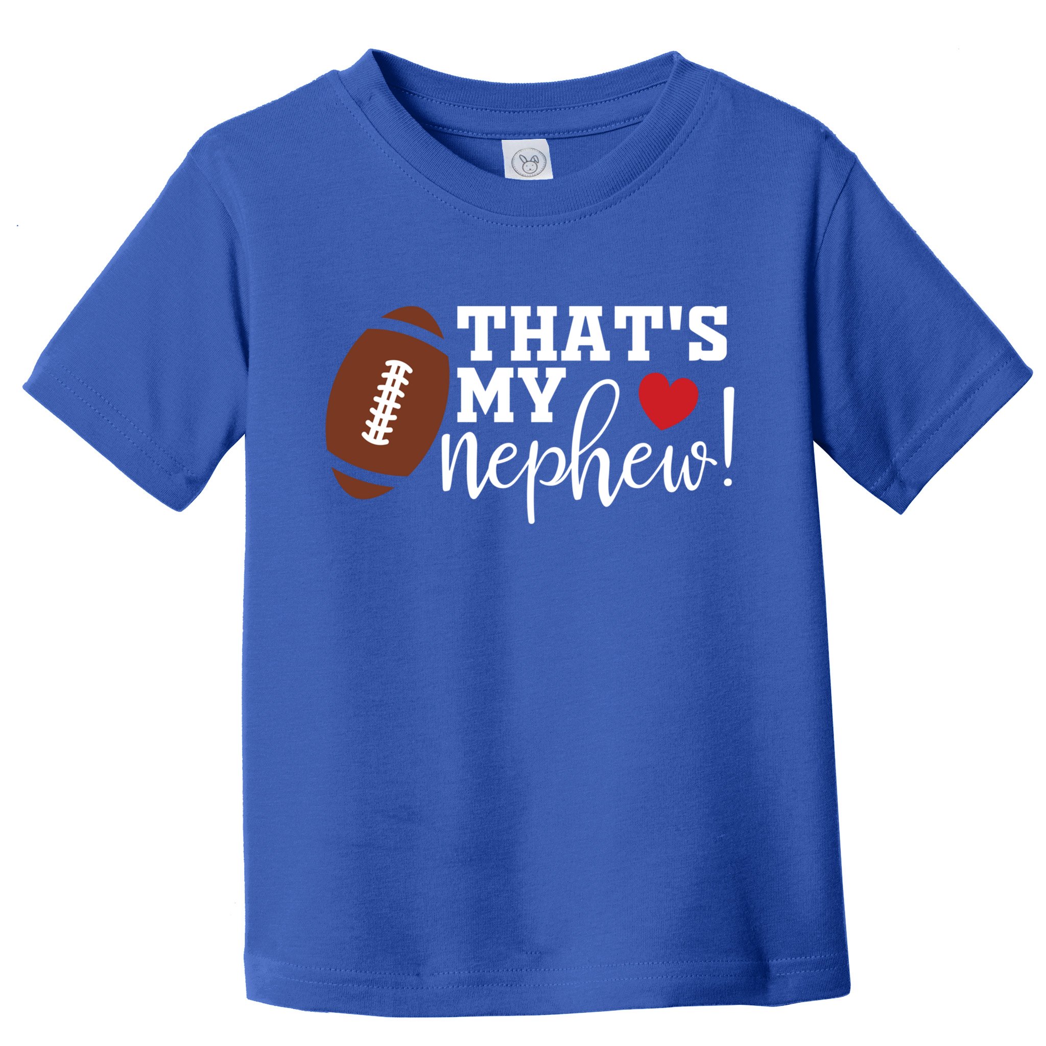Thats My Nephew Aunt Biggest Fan Football Game Day Cool Gift Toddler T-Shirt