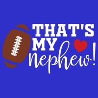 Thats My Nephew Aunt Biggest Fan Football Game Day Cool Gift Toddler T-Shirt
