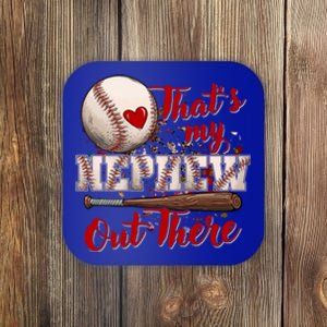 Thats My Nephew Out There Baseball Aunt Auntie Mothers Day Great Gift Coaster