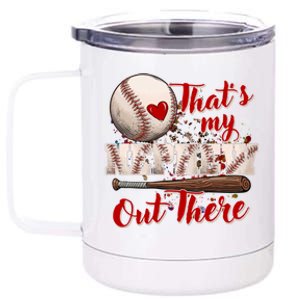 Thats My Nephew Out There Baseball Aunt Auntie Mothers Day Great Gift 12 oz Stainless Steel Tumbler Cup