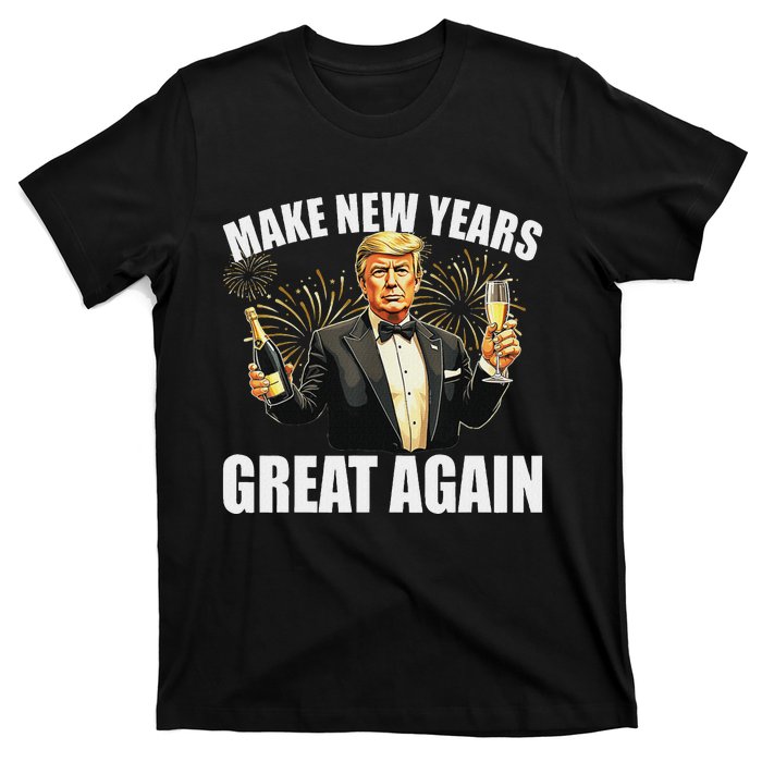 Trump Make New Year Great Again Happy New Years Eve Day 2025 T-Shirt