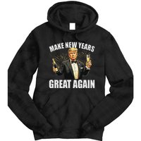 Trump Make New Year Great Again Happy New Years Eve Day 2025 Tie Dye Hoodie