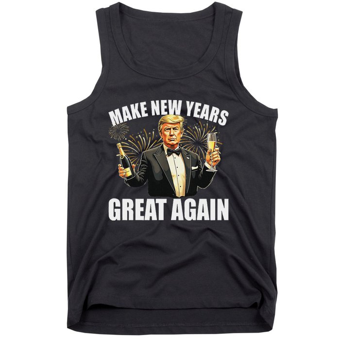 Trump Make New Year Great Again Happy New Years Eve Day 2025 Tank Top