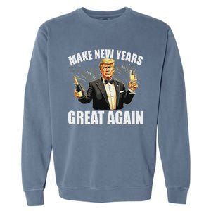 Trump Make New Year Great Again Happy New Years Eve Day 2025 Garment-Dyed Sweatshirt