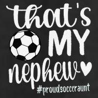 ThatS My Nephew Proud Soccer Auntie Soccer Aunt 7 Panel Mesh Trucker Snapback Hat