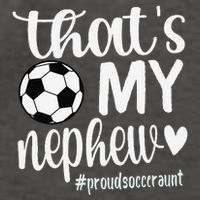 ThatS My Nephew Proud Soccer Auntie Soccer Aunt Vector Backpack