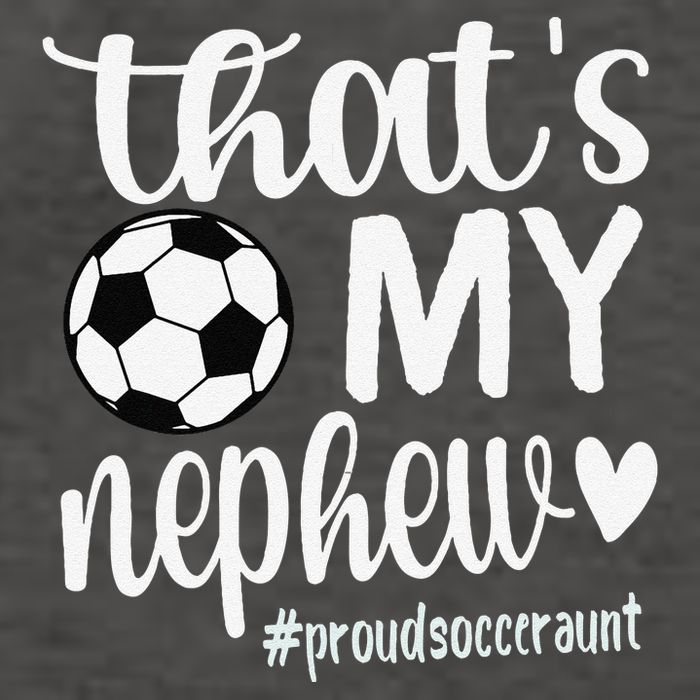ThatS My Nephew Proud Soccer Auntie Soccer Aunt Vector Backpack
