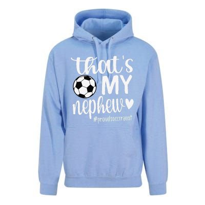 ThatS My Nephew Proud Soccer Auntie Soccer Aunt Unisex Surf Hoodie