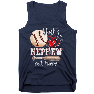 ThatS My Nephew Out There Baseball Aunt Auntie Mothers Day Tank Top