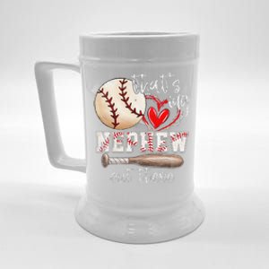 ThatS My Nephew Out There Baseball Aunt Auntie Mothers Day Beer Stein