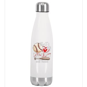 ThatS My Nephew Out There Baseball Aunt Auntie Mothers Day Stainless Steel Insulated Water Bottle