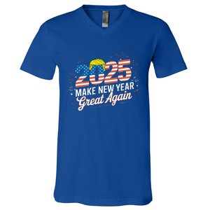 Trump Make New Year Great Again V-Neck T-Shirt