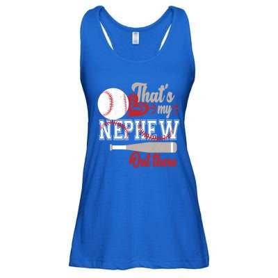 ThatS My Nephew Out There Baseball Aunt Auntie Mothers Day Meaningful Gift Ladies Essential Flowy Tank