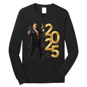 Trump Make New Year Great Again Happy New Years Eve Day 2025 Long Sleeve Shirt