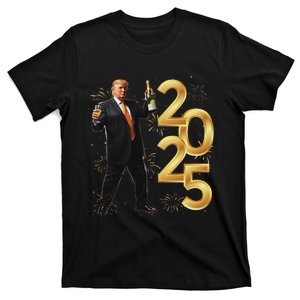 Trump Make New Year Great Again Happy New Years Eve Day 2025 T-Shirt