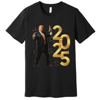 Trump Make New Year Great Again Happy New Years Eve Day 2025 Premium T-Shirt