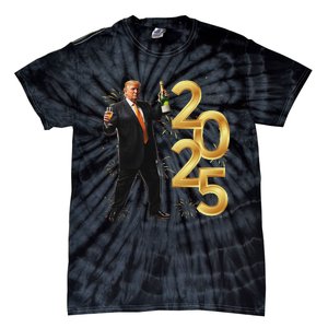 Trump Make New Year Great Again Happy New Years Eve Day 2025 Tie-Dye T-Shirt