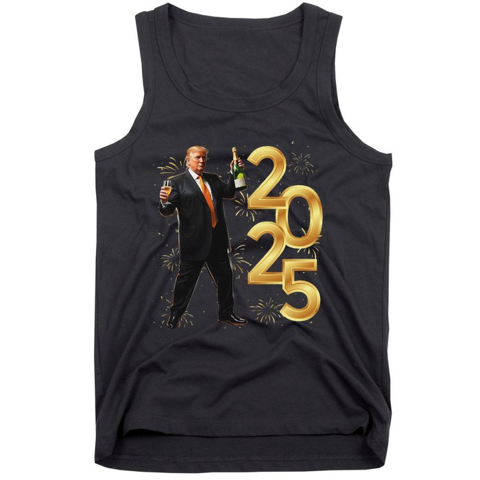 Trump Make New Year Great Again Happy New Years Eve Day 2025 Tank Top