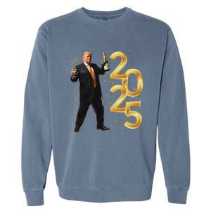 Trump Make New Year Great Again Happy New Years Eve Day 2025 Garment-Dyed Sweatshirt