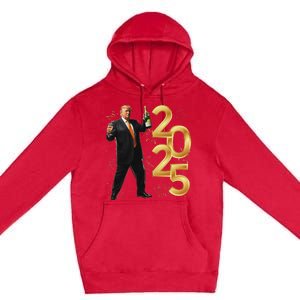 Trump Make New Year Great Again Happy New Years Eve Day 2025 Premium Pullover Hoodie