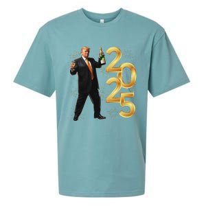 Trump Make New Year Great Again Happy New Years Eve Day 2025 Sueded Cloud Jersey T-Shirt