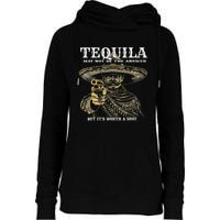 Tequila May Not Be The Answer But ItS Worth A Shot Womens Funnel Neck Pullover Hood