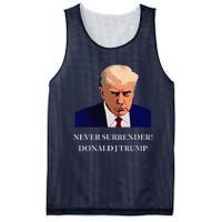 Trump Mugshot Never Surrender Funny Trump 2024 Mesh Reversible Basketball Jersey Tank