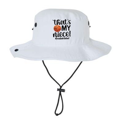 Thats My Niece Proud Basketball Aunt Basketball Auntie Gift Legacy Cool Fit Booney Bucket Hat