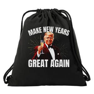 Trump Make New Year Great Again Happy New Years Eve Day 2025 Drawstring Bag