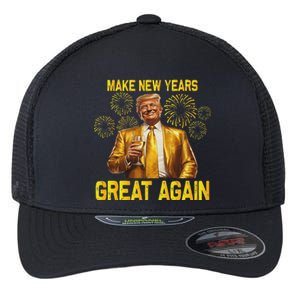 Trump Make New Year Great Again Flexfit Unipanel Trucker Cap