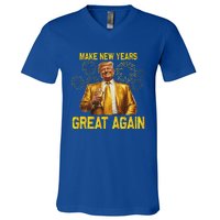 Trump Make New Year Great Again V-Neck T-Shirt