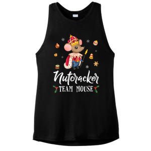 Team Mouse Nutcracker Christmas Dance Funny Soldier Ladies PosiCharge Tri-Blend Wicking Tank