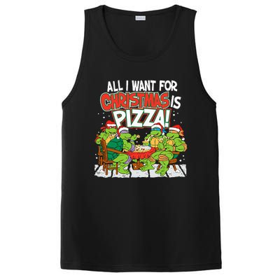 T.E.E.N.A.G.E Mutant Ninja Turtles Pizza For Christmas PosiCharge Competitor Tank