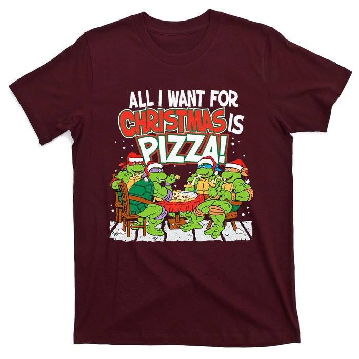 T.E.E.N.A.G.E Mutant Ninja Turtles Pizza For Christmas T-Shirt