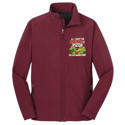 T.E.E.N.A.G.E Mutant Ninja Turtles Pizza For Christmas Core Soft Shell Jacket