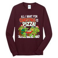 T.E.E.N.A.G.E Mutant Ninja Turtles Pizza For Christmas Tall Long Sleeve T-Shirt