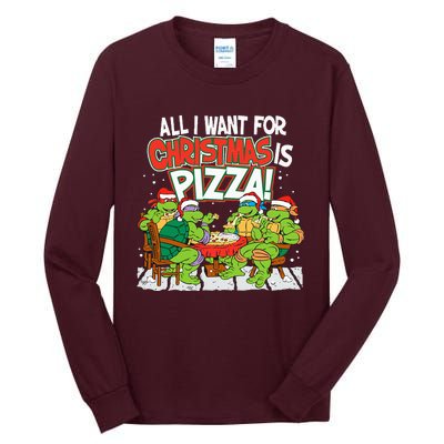 T.E.E.N.A.G.E Mutant Ninja Turtles Pizza For Christmas Tall Long Sleeve T-Shirt