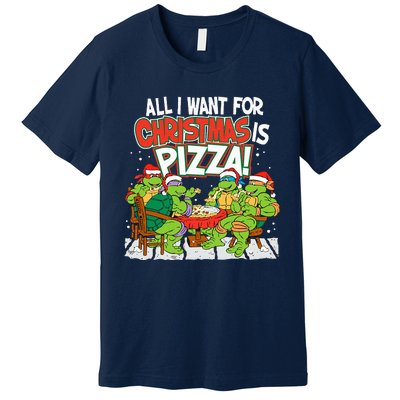 T.E.E.N.A.G.E Mutant Ninja Turtles Pizza For Christmas Premium T-Shirt