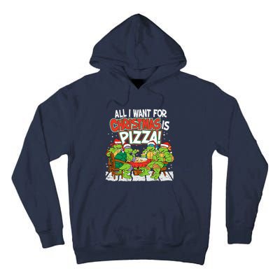 T.E.E.N.A.G.E Mutant Ninja Turtles Pizza For Christmas Tall Hoodie