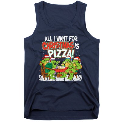 T.E.E.N.A.G.E Mutant Ninja Turtles Pizza For Christmas Tank Top