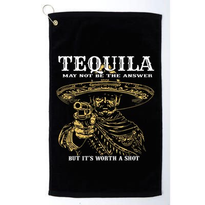 Tequila May Not Be The Answer But Its Worth A Shot Golf Towel
