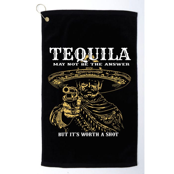 Tequila May Not Be The Answer But Its Worth A Shot Golf Towel