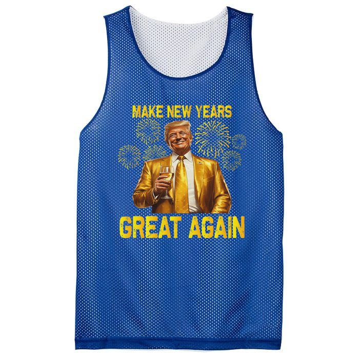 Trump Make New Year Great Again Mesh Reversible Basketball Jersey Tank