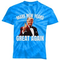 Trump Make New Year Great Again Kids Tie-Dye T-Shirt