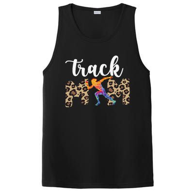 Track Mom Of A Track And Field Athlete Track Mama PosiCharge Competitor Tank